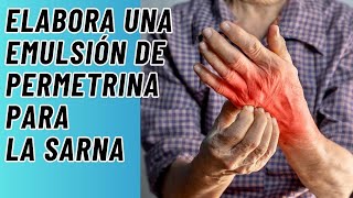 Elaboración de una emulsión de permetrina al 5  para la sarna [upl. by Nortad387]