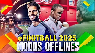 EFOOTBALL 2025  MASTER LEAGUE amp MODOS OFFLINES NOVIDADES [upl. by Mela266]