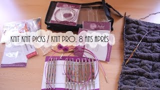 Test Le Kit daiguilles circulaires interchangeables Symfonie Knit Picks  Knit Pro 8 ans après [upl. by Ladin]