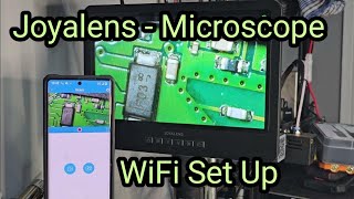 JOYALENS JL249MS SOLDERING MICROSCOPE  WIFI SET UO Ucam iOs Android [upl. by Iramaj]