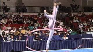 Almudena Cid  Ribbon  1999 International 3 on 3 Championships  Prelims [upl. by Seroka]