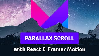 Layered Parallax Scroll with React amp Framer Motion [upl. by Okajima]