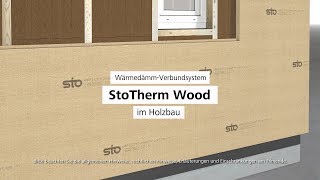 WärmedämmVerbundsystem StoTherm Wood im Holzbau [upl. by Ingeborg]