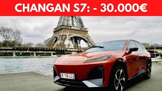 Changan S7 Menos de 30000€ ya pasea por París [upl. by Reni79]