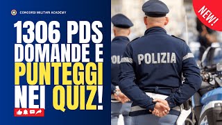 Concorso 1306 Allievi Agenti Polizia di Stato 2024 DOMANDE E PUNTEGGI NEI QUIZ [upl. by Ataga]