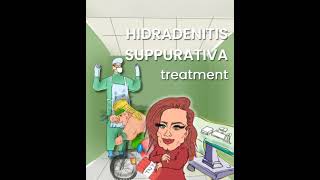 hidradenitis suppurativa  treatment mnemonics dermatology easy learning [upl. by Sidwel]