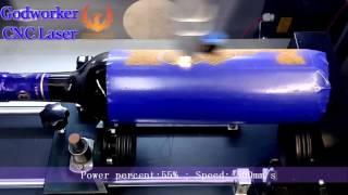 GW6040 laser machine for engraving wine bottle  glass bottle [upl. by Shandra]