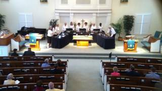 HPC Handbell Choir plays Percussive Praise [upl. by Atis]