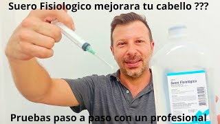 Que pasa si hechas suero fisiológico en tu cabello Suero fisiológico para el cabello funciona [upl. by Duncan571]