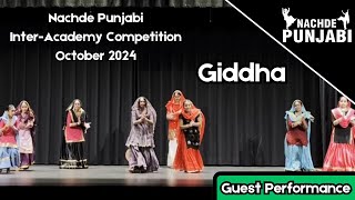 Giddha l Guest Performance l 5th Nachde Punjabi InterAcademy Competition  October 2024 [upl. by Lladnew]