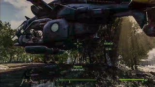 Fallout 4 Vertibird Crash [upl. by Zetram]