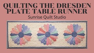 Quilting a Dresden Plate Table Runner [upl. by Carlotta258]