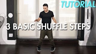 How to do 3 Basic Shuffle Steps Shuffle Dance Moves Tutorial  Mihran Kirakosian [upl. by Kyl810]