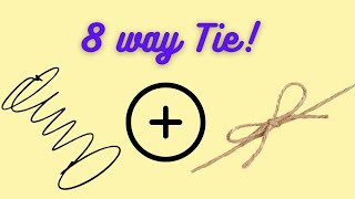 How to Eight Way Tie in Upholstery [upl. by Babbette]