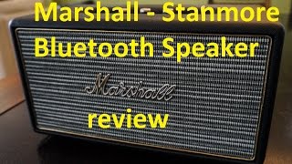 Marshall Stanmore Bluetooth Speaker Review [upl. by Garris265]