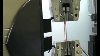 Zugversuch mit laserXtens  Tensile test with laserXtens [upl. by Amasa178]