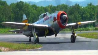 P47 Thunderbolts  TN Museum of Aviation 052811 [upl. by Matilda]