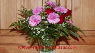 How to Arrange Roses and Carnations in a Vase [upl. by Chapen]