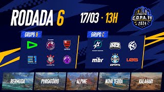 COPA FF 2024 AO VIVO  Rodada 6  FREE FIRE ESPORTS BRASIL [upl. by Milzie]