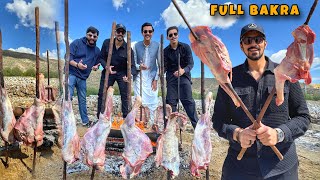 FULL BAKRA Lehri Sajji Making In Mountains  Quetta Food Tour [upl. by Hike]