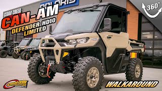 Walkaround  2025 CanAm® Defender Limited HD10 Desert Tan amp Stealth Black [upl. by Ahsiekal]