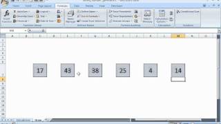 Create an Excel Lottery Number Generator [upl. by Imailiv149]