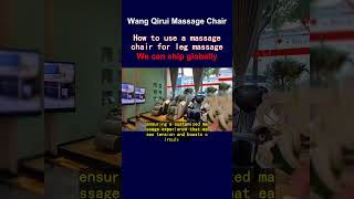 How to use a massage chair for leg massage [upl. by Viridi]