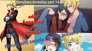 BoruSara timeskip texting story part 14  what happened to boruto   boruto and sarada back  😌🙃✌️🔥 [upl. by Sacram]