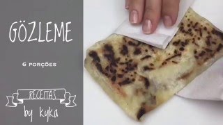 GÖZLEME comida turca  Receitas by Kyka [upl. by Sully458]