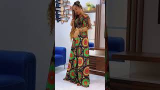 TRÈS BELLE ROBE AFRICAINE EN WAX2024  MODELE DE ROBE AFRICAINE EN WAX 2024 [upl. by Loram]