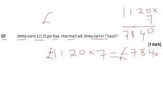 KS2 KS3 Maths Functional Skills Basic Worded Problem Functional Skills Level 12 Entry Level 3 Maths [upl. by Ahcropal497]