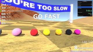 Sanicball v082 current version  All Levels  Hyperspeed 3 Laps [upl. by Macnamara]