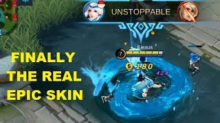 Kagura Soryu Maiden New Skill Effect Water Dragon Epic Skin We Deserved  Mobile Legends [upl. by Ariik]