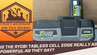 Does the New Ryobi Edge tabless cell battery really deliver more power Lets test it [upl. by Lorn]