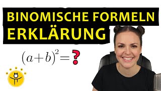 BINOMISCHE FORMELN Erklärung – Herleitung Formel einfach erklärt [upl. by Ellerihs192]