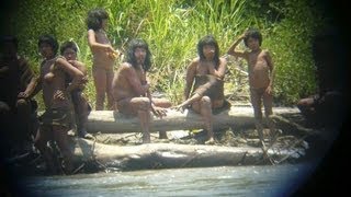 Amazon Mashco Piro Tribe Of Peru Rarely SeenTake Offense To Outside World [upl. by Alyson847]