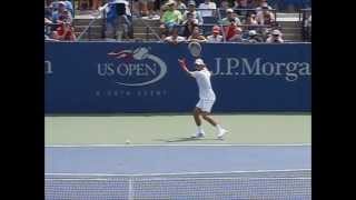 Novak Djokovic Super Slow Motion Forehands from 3 angles [upl. by Zippora]