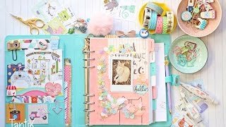 Kikki K A5 Planner Set Up [upl. by Ecnarrot]