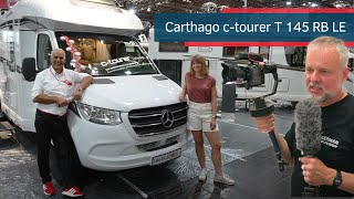 SO habt ihr uns noch NIE gesehen Carthago ctourer T 145 RB LE Mercedes Benz mit GERMAN TELEVISION [upl. by Naivad]