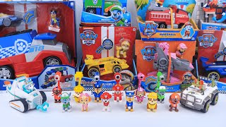 Paw Patrol Unboxing Collection Review  Rubble mighty movie bulldozer  Hero pup  Marshall ASMR [upl. by Rimola]