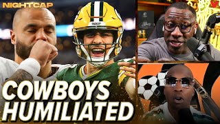 Shannon Sharpe amp Chad Johnson react to Cowboys EMBARRASSING loss to Packers  Nightcap [upl. by Ahsats]