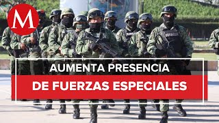 Llegan a BC más elementos del Ejército para labores de seguridad [upl. by Assadah137]