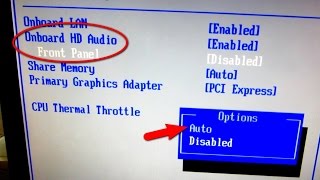 How to enable Front Panel Audio from BIOS ASRock N68CS UCC [upl. by Gian821]