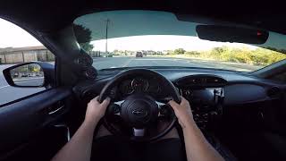 Supercharged BRZ POV [upl. by Nnylasor529]