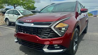 2024 Kia Sportage Hybrid  Sx Prestige  Dawning Red  AWD  Walkaround [upl. by Ttehc]