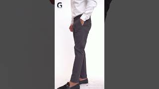 Gray Cotton Pants  Ultimate Comfort amp Style garderobe gentlemenswear cottonpants [upl. by Goldy]