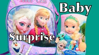 Surprise Backpack w BABY ELSA doll Fahsems LPS  Lego Set [upl. by Ratep]