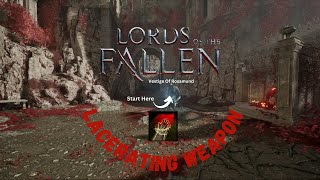 Lords Of The Fallen Lacerating Weapon Spell Location Walkthrough lordsofthefallen2023 [upl. by Yadsnil]