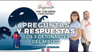 LOS 3 DETONANTES DEL MIEDO PREGUNTAS Y RESPUESTAS [upl. by Asile851]