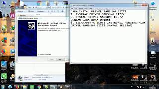 Cara Instal USB Driver Samsung E1272 [upl. by Ahseia]